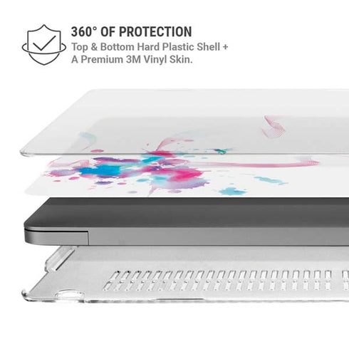 Violet Harmony (Hummingbird) MacBook Pro 14in (2021-24) Case plus Skin